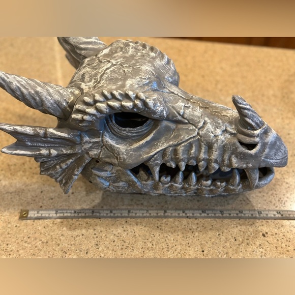 Monster Bash Werewolf 1997 Plush & Dragon Skull Candy Bowl -Bundle - Picture 9 of 16